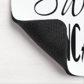 ホームスイートマンケーブ – 黒 マウスパッド (コーナー)