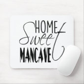 ホームスイートマンケーブ – 黒 マウスパッド (マウス)