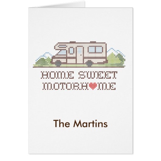ホームスイートモーターホームカード (正面)