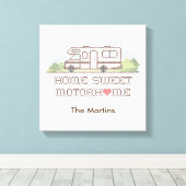 ホームスイートモーターホームキャンバスプリント キャンバスプリント (インサイチュ (ウッドフロア))