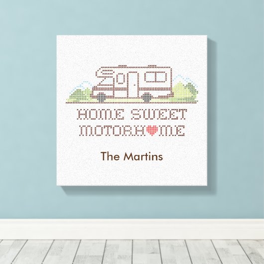 ホームスイートモーターホームキャンバスプリント キャンバスプリント (インサイチュ (ウッドフロア))