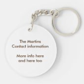 ホームスイートモーターホームキーチェーン キーホルダー (裏面)