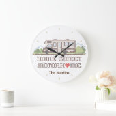 ホームスイートモーターホームクロック ラージ壁時計 (ホーム)