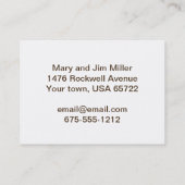 ホームスイートモーターホームビジネスカード 名刺 (裏面)