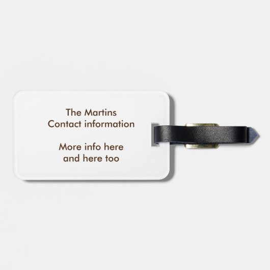 ホームスイートモーターホームラゲッジタグ ラゲッジタグ (裏面横)