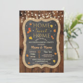 ホームスイート引っ越し祝いパーティー秋ジャー葉ズ招待状 招待状 (スタンド正面)