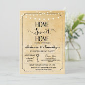ホームスイー素朴トホーム引っ越し祝いパーティー招待状 招待状 (スタンド正面)