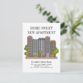 ホームスウィートニューアパートメントモーティングザシティムービング 案内ポストカード (スタンド正面)