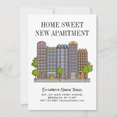 ホームスウィートニューアパートメントモーティングザシティムービング 案内状 (正面)