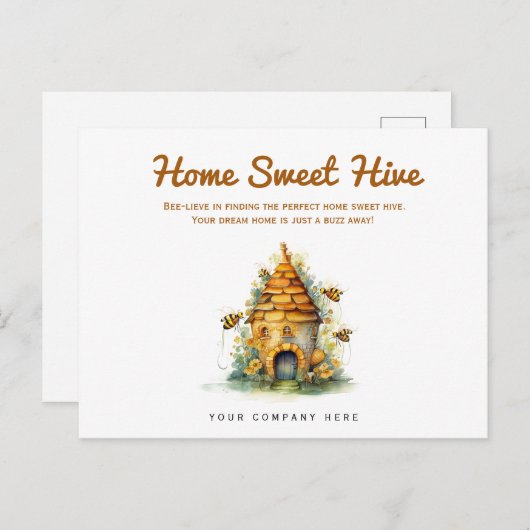 ホームスウィートハイブ実在エテート農業 ポストカード (正面/裏面)