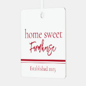 ホームスウィートファームハウス確立済 メタルオーナメント (正面左)