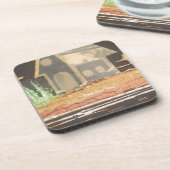 ホームスウィートホームアートプリント コースター (左側)