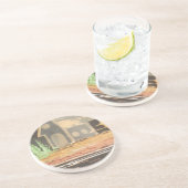 ホームスウィートホームアートプリント コースター (側面)