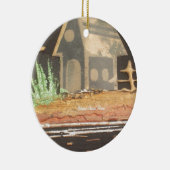 ホームスウィートホームアートプリント セラミックオーナメント (右)