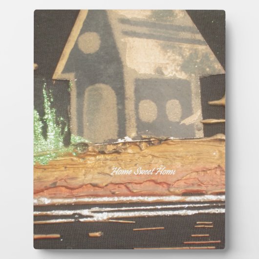 ホームスウィートホームアートプリント フォトプラーク (正面)