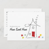 ホームスウィートホームウィーズモートハガキ 案内ポストカード (正面/裏面)