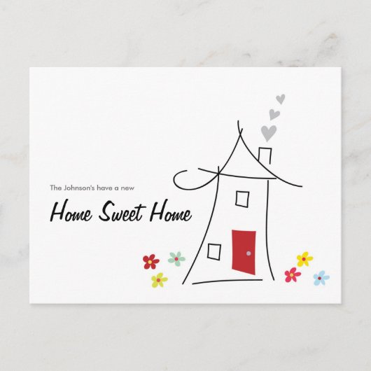 ホームスウィートホームウィーズモートハガキ 案内ポストカード (正面)