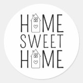 ホームスウィートホームエステ実在ート ラウンドシール (正面)
