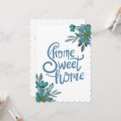 ホームスウィートホームエレガントフラワーズカード カード (正面/裏面インサイチュ)