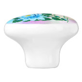 ホームスウィートホームカラフルウォーターカラーフローラ文字 セラミックノブ (側面)