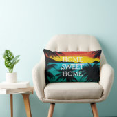 ホームスウィートホームカリブのビーチサンセット ランバークッション (椅子)