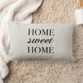 ホームスウィートホームグレイージングファームハウスピロー ランバークッション (ブランケット)