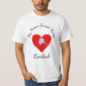 ホームスウィートホームコディアック Tシャツ (正面)