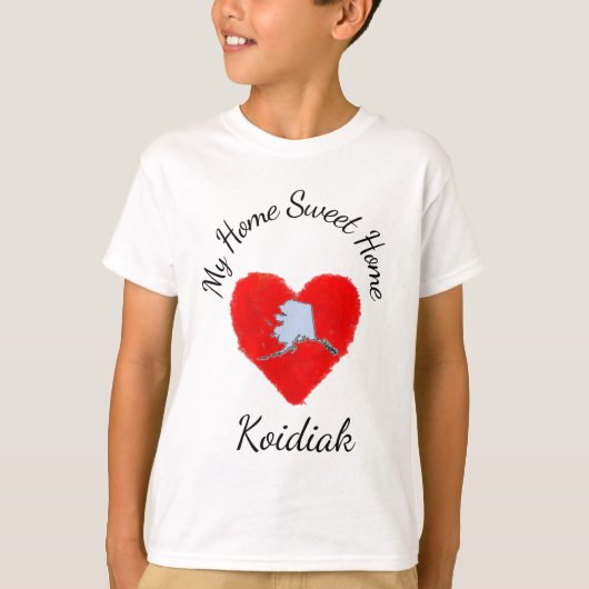 ホームスウィートホームコディアック Tシャツ (正面)