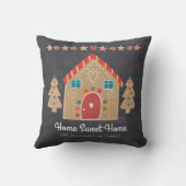 ホームスウィートホームジンジャーブレッドハウスチョークボード クッション (裏面)