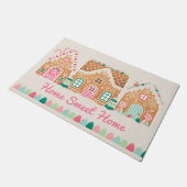 ホームスウィートホームジンジャーブレッド様式 ドアマット (アングル)