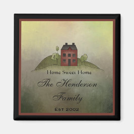 ホームスウィートホームスクエア冷蔵庫用マグネット マグネット