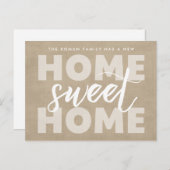 ホームスウィートホームタンムービングアナウンス ポストカード (正面/裏面)