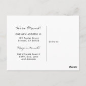 ホームスウィートホームタンムービングアナウンス ポストカード (裏面)