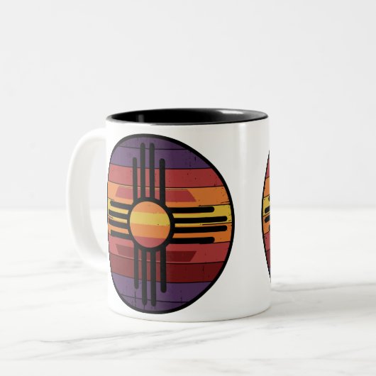 ホームスウィートホームニューメキシコマグ ツートーンマグカップ (正面左)