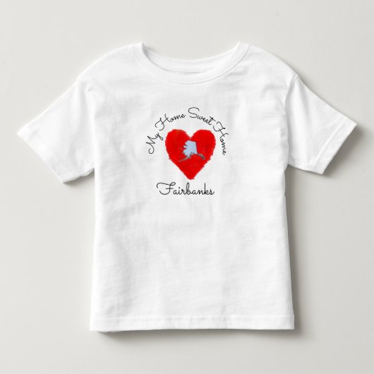 ホームスウィートホームフェアバンクス トドラーTシャツ (正面)
