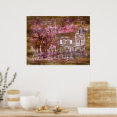 ホームスウィートホームプリント ポスター (キッチン)