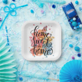 ホームスウィートホームプレート ペーパープレート (パーティー)