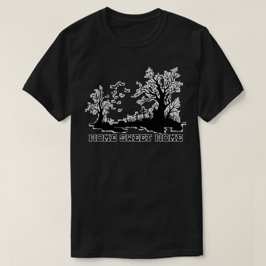 ホームスウィートホーム墓地 Tシャツ (デザイン正面)