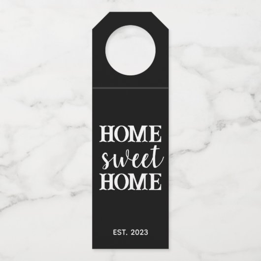 ホームスウィートホーム実在エステートニューホームオーナー ボトルネックタグ (正面)