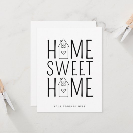 ホームスウィートホーム実在エテートハートハウス カード (正面/裏面インサイチュ)