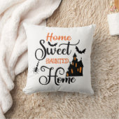 ホームスウィートホーム幽霊のよく出るハロウィーン クッション (ブランケット)