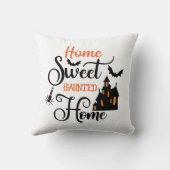 ホームスウィートホーム幽霊のよく出るハロウィーン クッション (裏面)