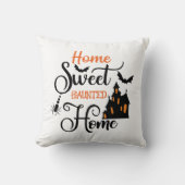 ホームスウィートホーム幽霊のよく出るハロウィーン クッション (正面)