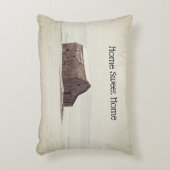 ホームスウィートホーム素朴バーンスノー アクセントクッション (正面(垂直))