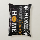 ホームスウィート幽霊のよく出るホームパーソナライズされた アクセントクッション (裏面(縦))