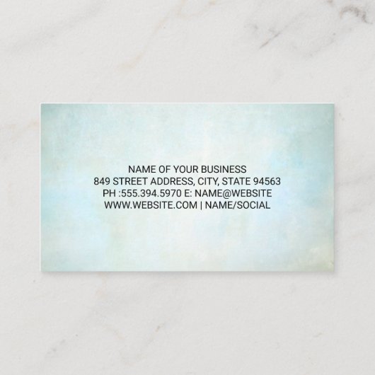 ホームスキージロゴ | クリーナー 名刺 (裏面)