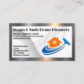ホームスキージロゴ |メイドクリーニング 名刺 (正面)