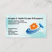 ホームスキージロゴ | 商業洗浄 名刺 (正面)