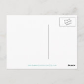 ホームスクオールバタフライペンパールポストカード ポストカード (裏面)