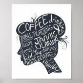 ホームスクオールママ引用文ポートレートアート ポスター (正面)